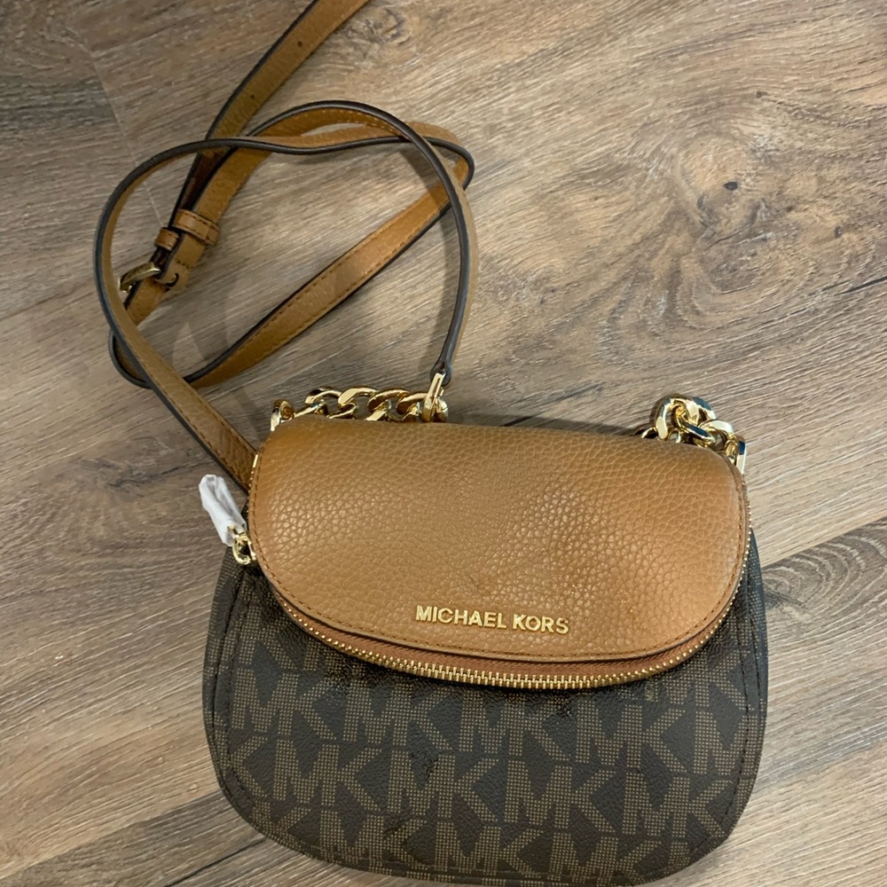 Michael Kors NEW WITH TAGS brown cross body purse